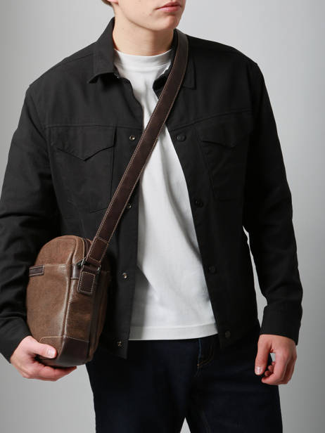 Cross Body Tas Joseph Leder Arthur & aston Bruin marco 9 ander zicht 1